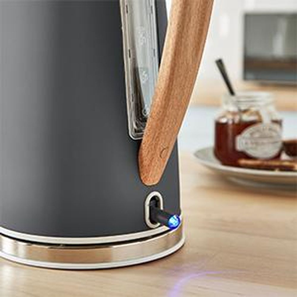 SWAN STRP1060WHTNEU Set Frühstück Wasserkocher Breitschlitz-Toaster Mikrowelle 20L Nordic grün Weiß
