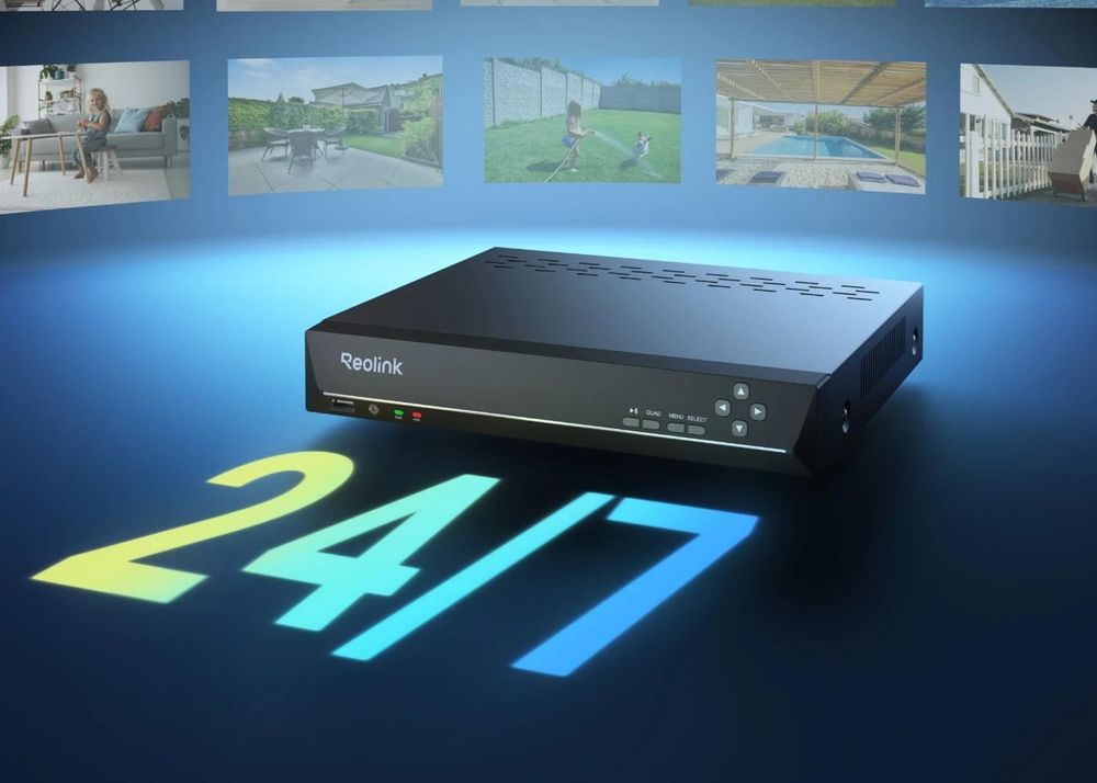 Reolink RLK8-520D4-A, 5MP PoE Überwachungssystem, 4X 2K+ 5MP PoE Überwachungskamera mit smarter Erkennung & 8CH 2TB PoE NVR für 24/7 Aufzeichnung