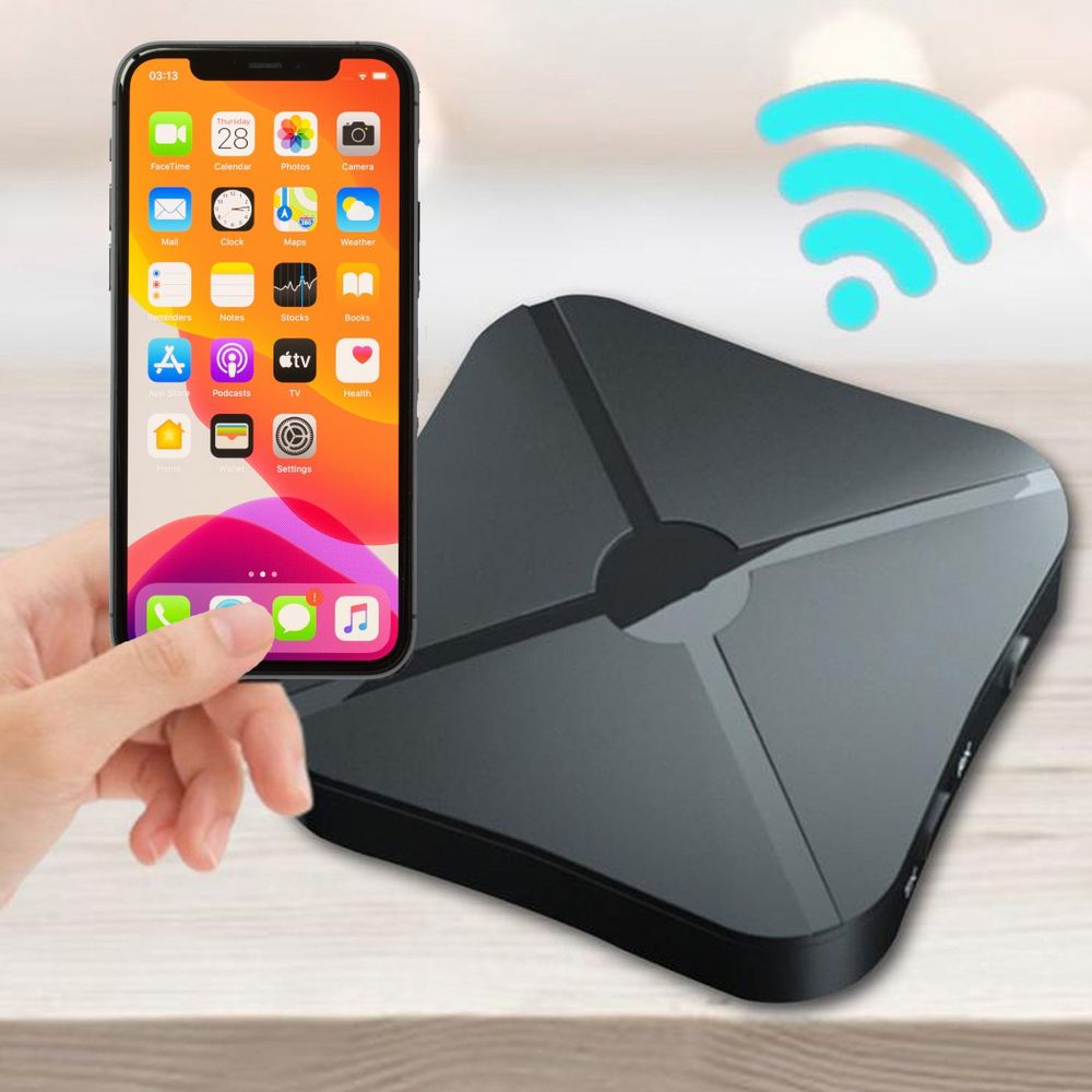 Bluetooth Sender Empfänger 2 in1  Audio Adapter 3.5mm Transmitter  Wireless Aux RCA Kabellos Sender Receiver für TV Kopfhörer Lautsprecher Retoo
