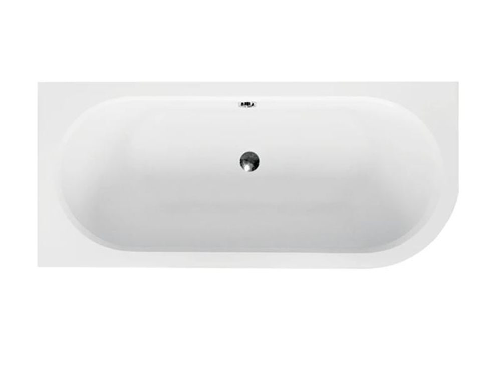 AQUA for you | Badewanne - BESCO AVITA - Eckbadewanne - 170x75 cm - RECHTS - Schwarz - mit Schürze, Füßen, Ablaufgarnitur, Rechteck Badewanne