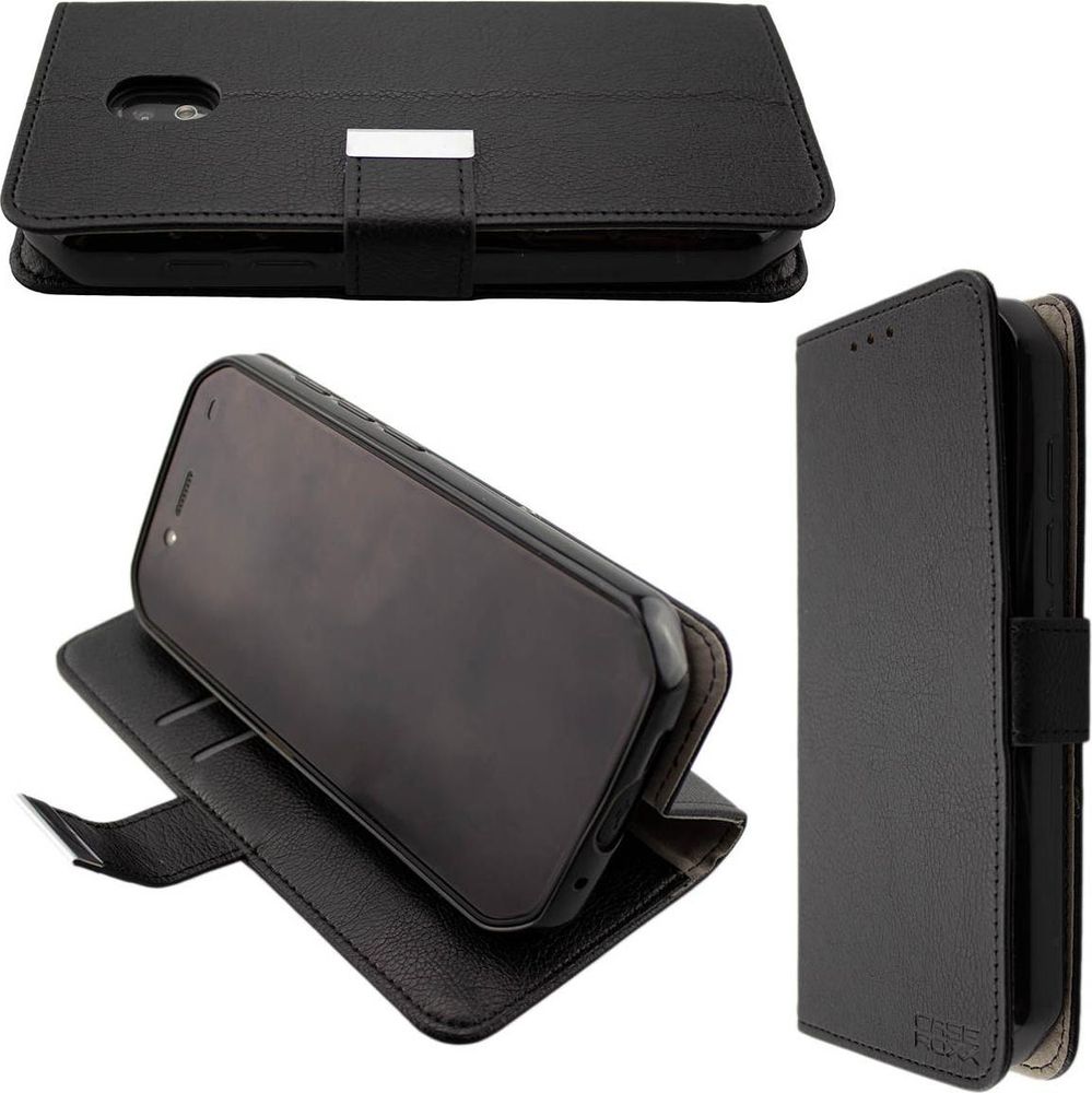 caseroxx Handy Hülle Tasche kompatibel mit Cat S42 / S42 H+ Bookstyle-Case Wallet Case