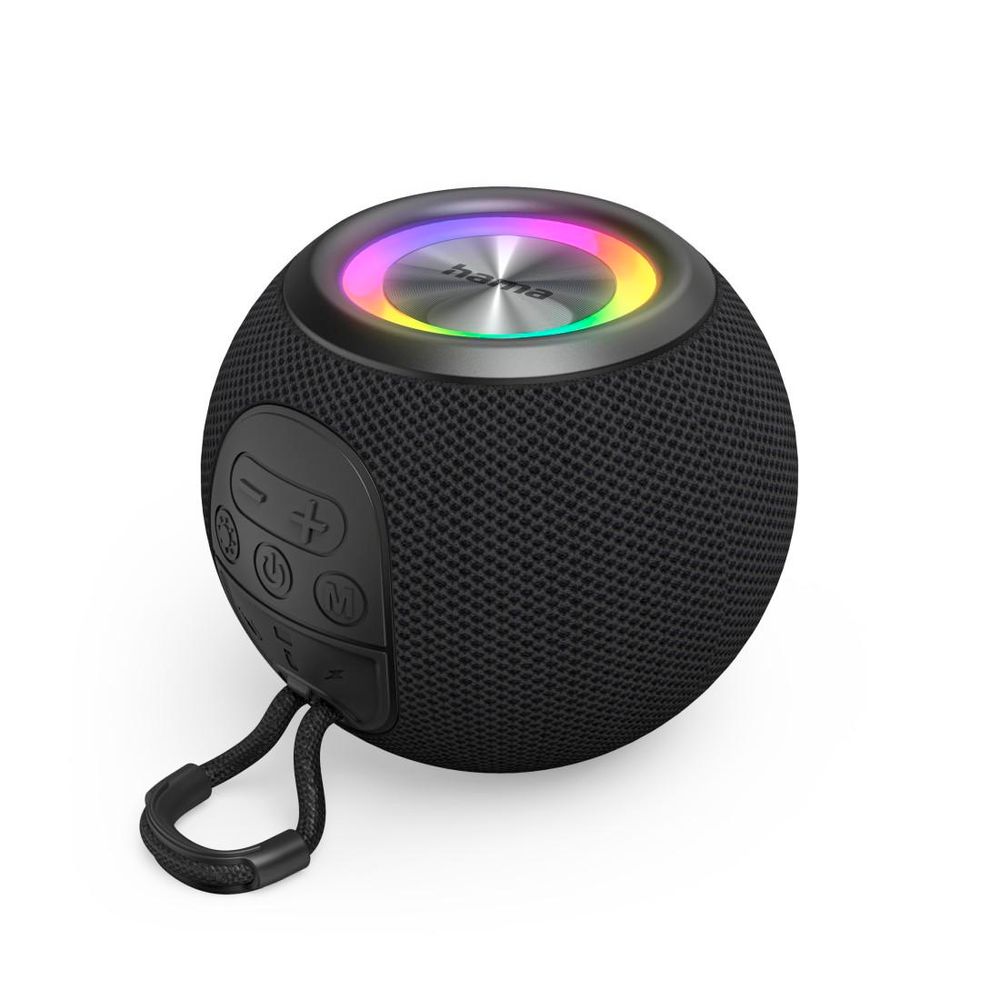 Hama Bluetooth-Lautsprecher Ball Shape Speaker Bluetooth Lautsprecher, 5 LED