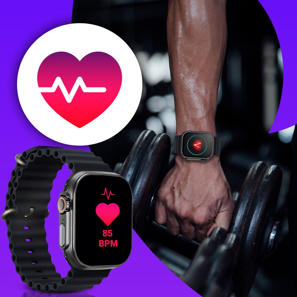 Smartwatch Damen Herren 1.3" HD Fitness Tracker Uhren für Android IOS IP67 Wasserdicht Pulsmesser Schrittzähler Aktivitätstracker Retoo