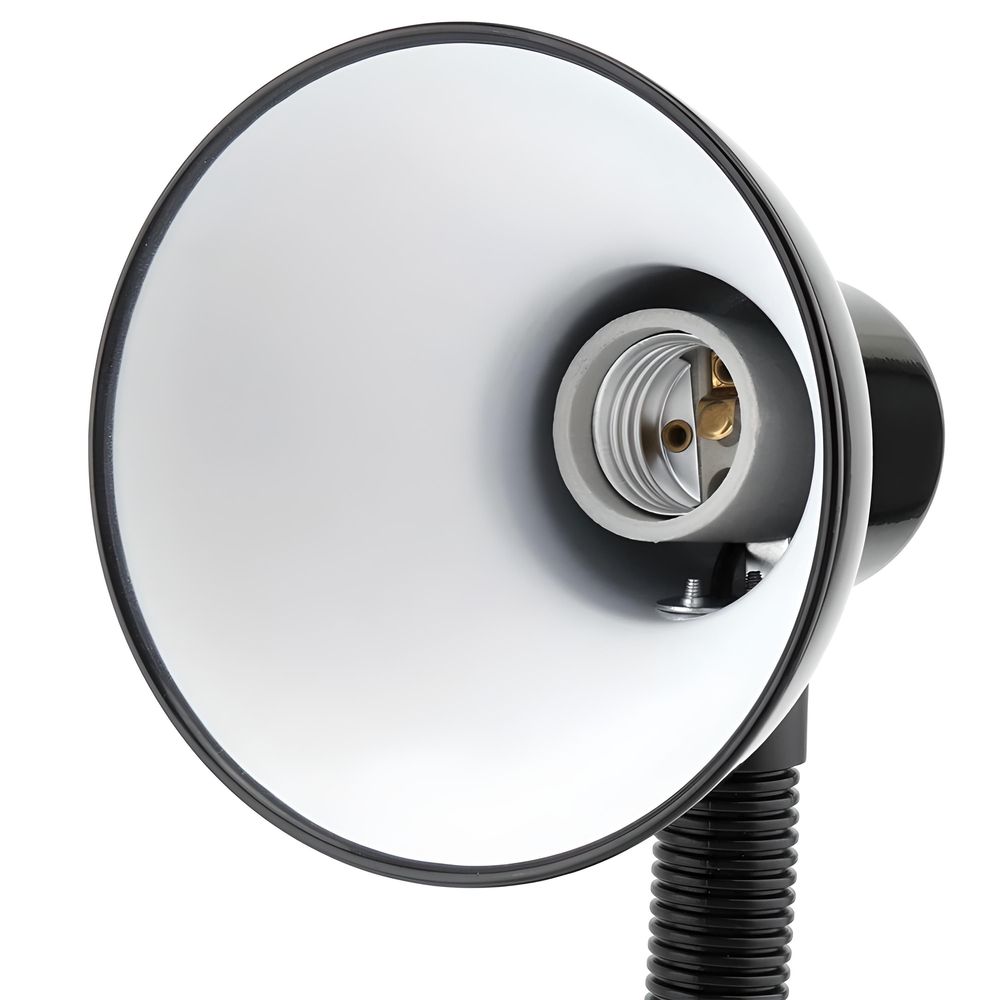 Schreibtischlampe | Tischlampe E27 | Klassisch Tischleuchte | Leselampe mit Verstellbarem, Flexiblem Arm | Retro Design für Büro, Nachttisch | Retoo