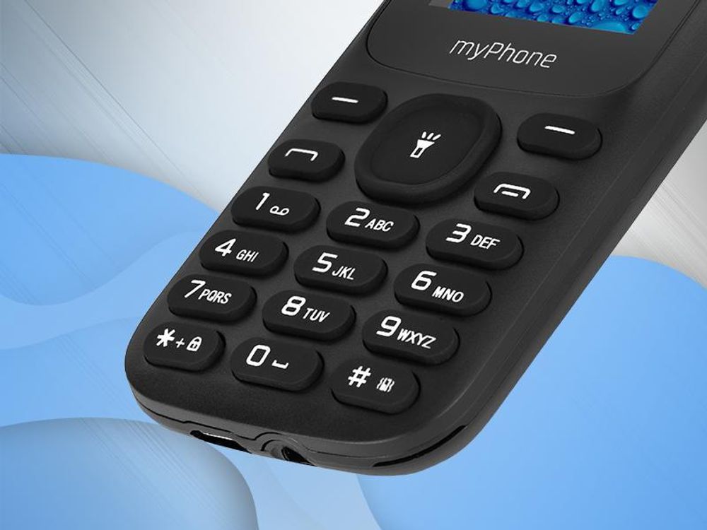 myPhone 2220 Tastentelefon große Tasten Farbdisplay 1,77" Akku 600 mAh Fackel Radio mp3 Dual-Sim bluetooth Mobiltelefon für Senioren beleuch