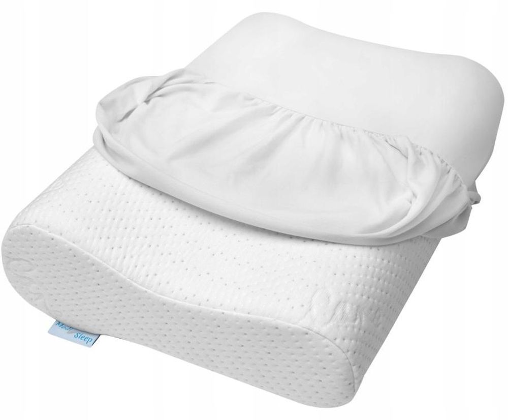 Poszewka na poduszkę profilowaną UNIWERSALNA białal Medi Sleep