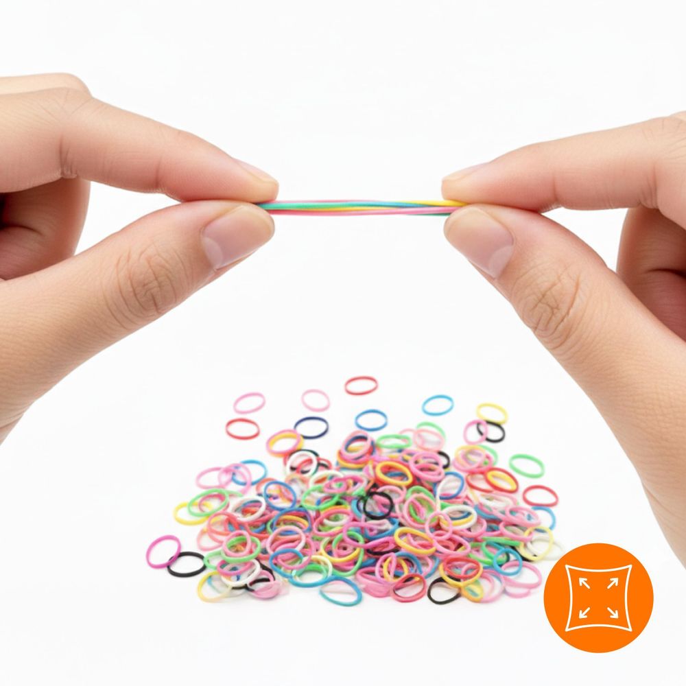 Mega Gummibänder Set 6800 Teile für Armbänder, DIY Loom Bands XXL Box mit Webrahmen & 22 Farben, Bastelset Kinder Schmuck selber machen, EVI TOYS