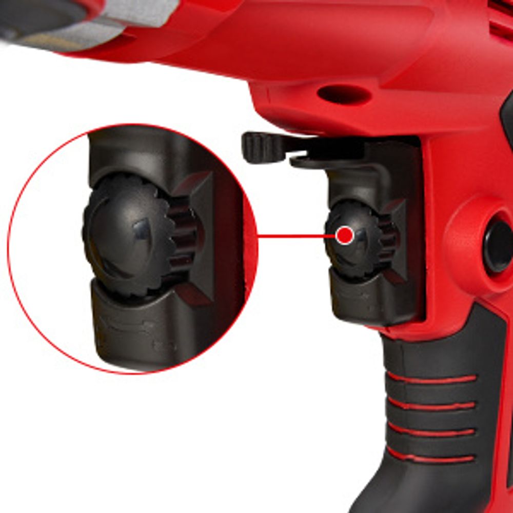 TEENO Schlagbohrmaschine 910 W mit Kabel, 0–3000 U/min mit 38 Zubehör, Variabler Geschwindigkeitsknopf