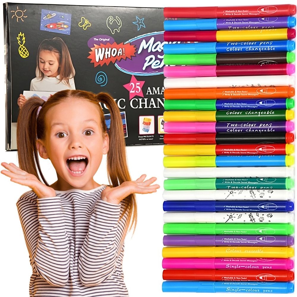 Filzstift set Pen Set Fasermaler 25 Fineliner Stiften pigment Set Filzstifte Marker Pens Set Verschiedenen Farben Pinselstifte Graffiti Pens Retoo