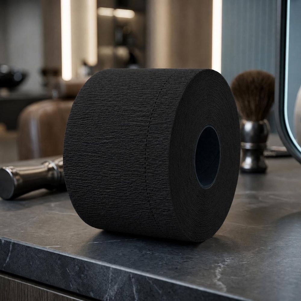 Collerettes de coiffure et barber jetables - Bandes de cou de protection imperméables, 100 pièces
