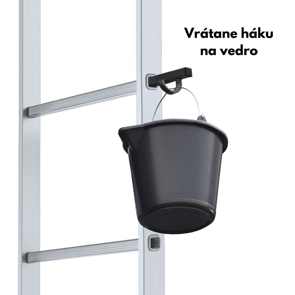 Drabest, rebrík, rebríky, hliníkový rebrík, jednoduchý rebrík, rebrík 7 stupňov