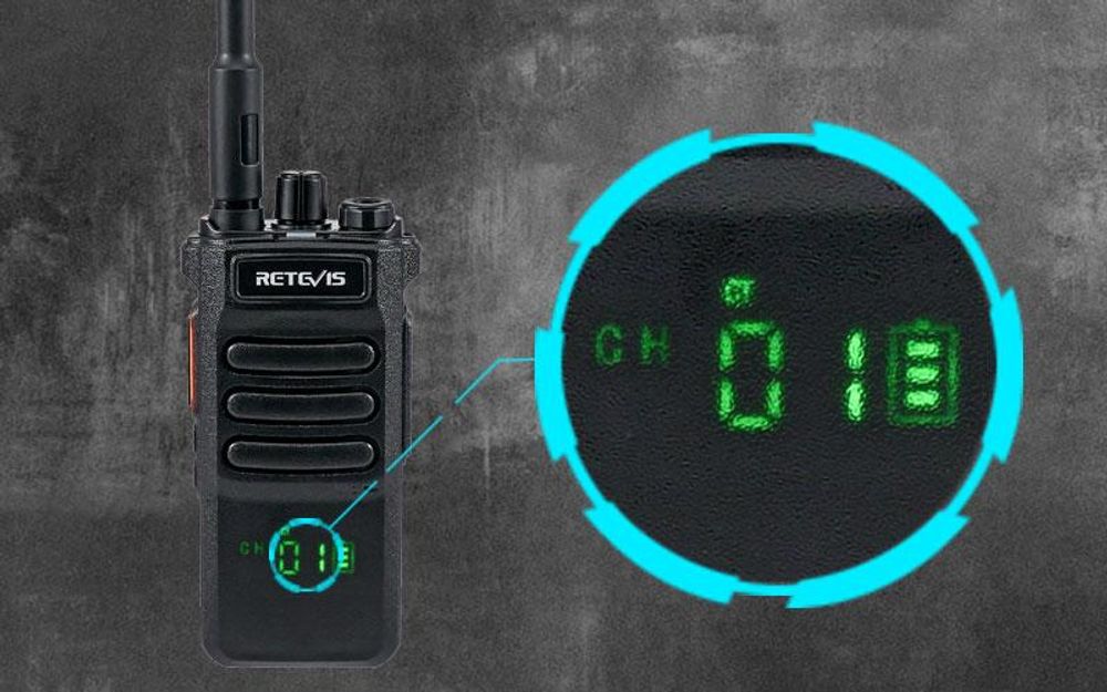 Radiotelefony walkie talkie Retevis RT86, 8 W, krótkofalówka z mikrofonogłośnikiem, 2600 mAh, bezprzewodowe klony radia awaryjnego na place budowy