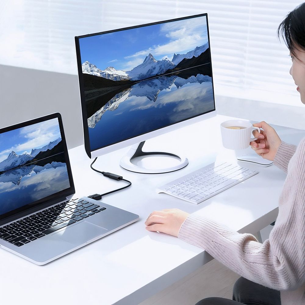 Displayport auf HDMI Adapter DP-Computer HDMI-Monitor Konverter DP HDMI-Adapter Hochwertigen Goldkontakten Unterstützt 1080p Full HD 60Hz Retoo