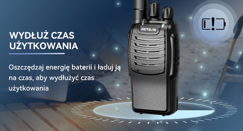 Retevis H777 Walkie Talkie, zestaw radiowy PMR, ze stacją ładującą, Type-C, tryb oszczędzania energii, VOX, parowanie jednym przyciskiem, redukcja szumów, na kemping