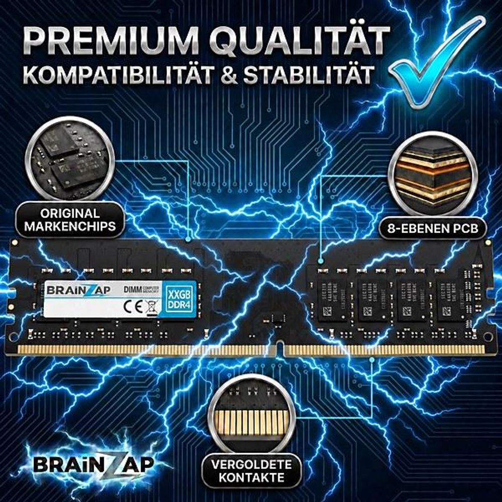 Original Markenchips & JEDEC-Qualität