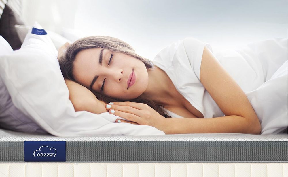 Genius Eazzzy Topper Classic 180x200cm Höhe 7 cm H2 H3 - orthopädische Matratzentopper für Matratze & Boxspringbett aus Gelschaum für Allergiker