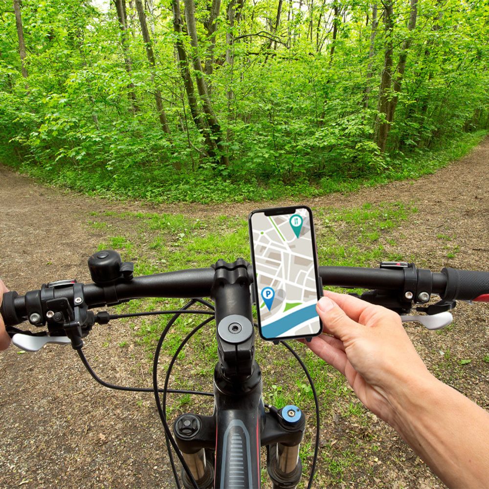 Fahrrad Handyhalterung Universal Bike Halterung Smartphone Lenker Halter für Handy Smartphone 360° Drehbar Motorrad Scooter iPhone Samsung Gelb Retoo