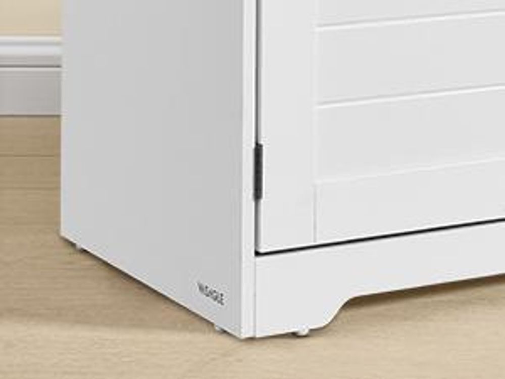 Schuhbank Wandgarderobe Set, Garderobe mit Spiegel, 10 Doppelhaken