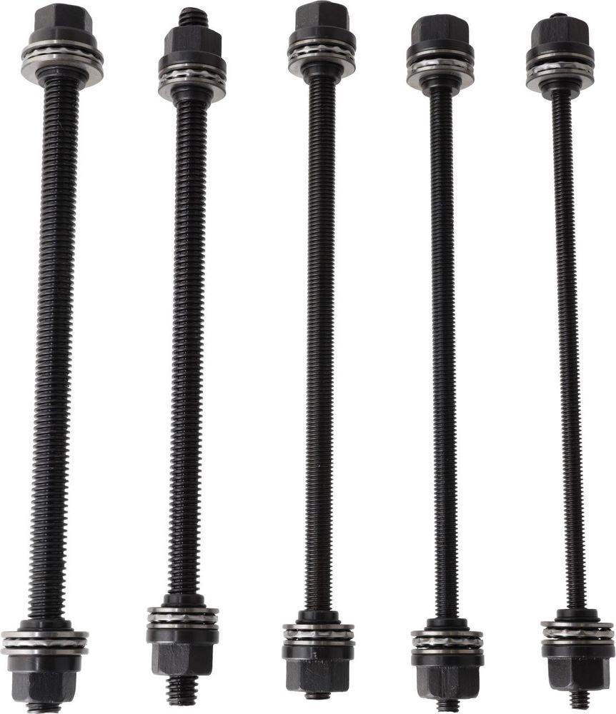 LUXTOM | Silentlager Abzieher, 27tlg, 34-90mm, M10-M18, Ausdrücker für Achslager, Werkzeug für Silentlager