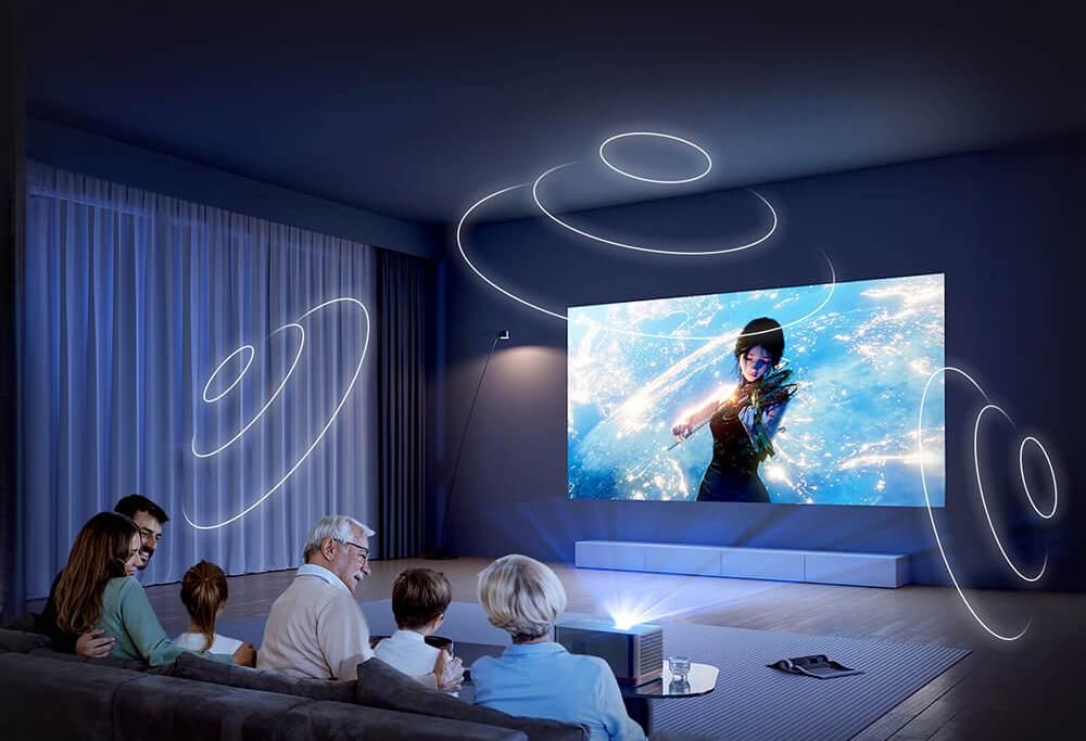 ETOE Whale Pro Beamer: Android TV 14, 1800 ANSI, 1080P, Auto-Fokus, 2.4/5G WiFi, Dolby​