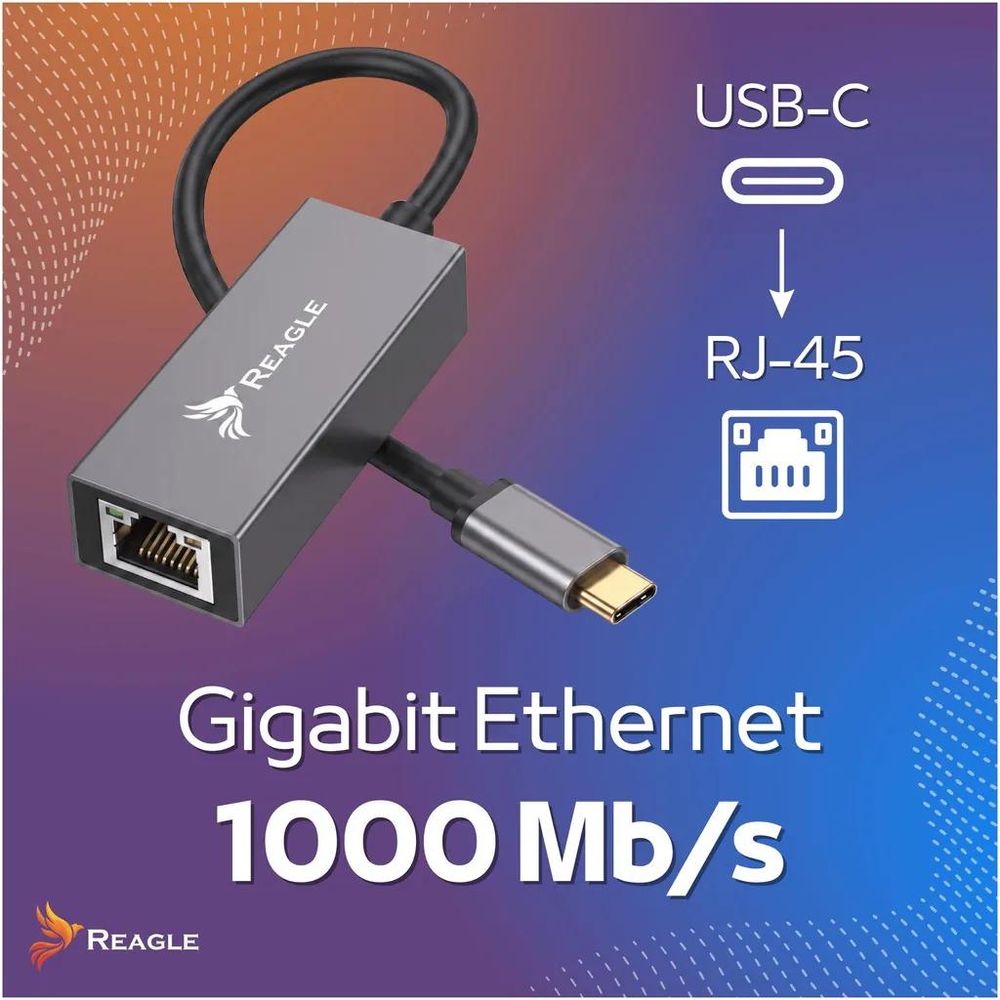 Reagle RYCRJ5 – wichtigste Merkmale des USB-C-Gigabit-Ethernet-Adapters