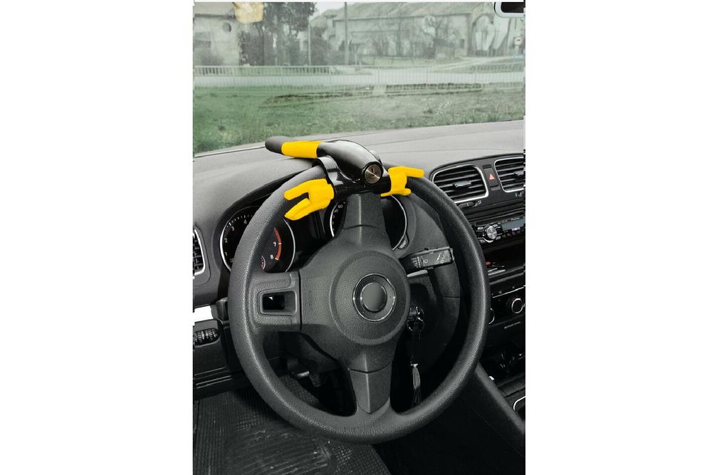 LAMPA Accessories: Zámok riadiacej páky Zanna-Lock – mechanická ochrana proti krádeži pre osobné automobily, SUV a dodávky, s automatickým zamykaním