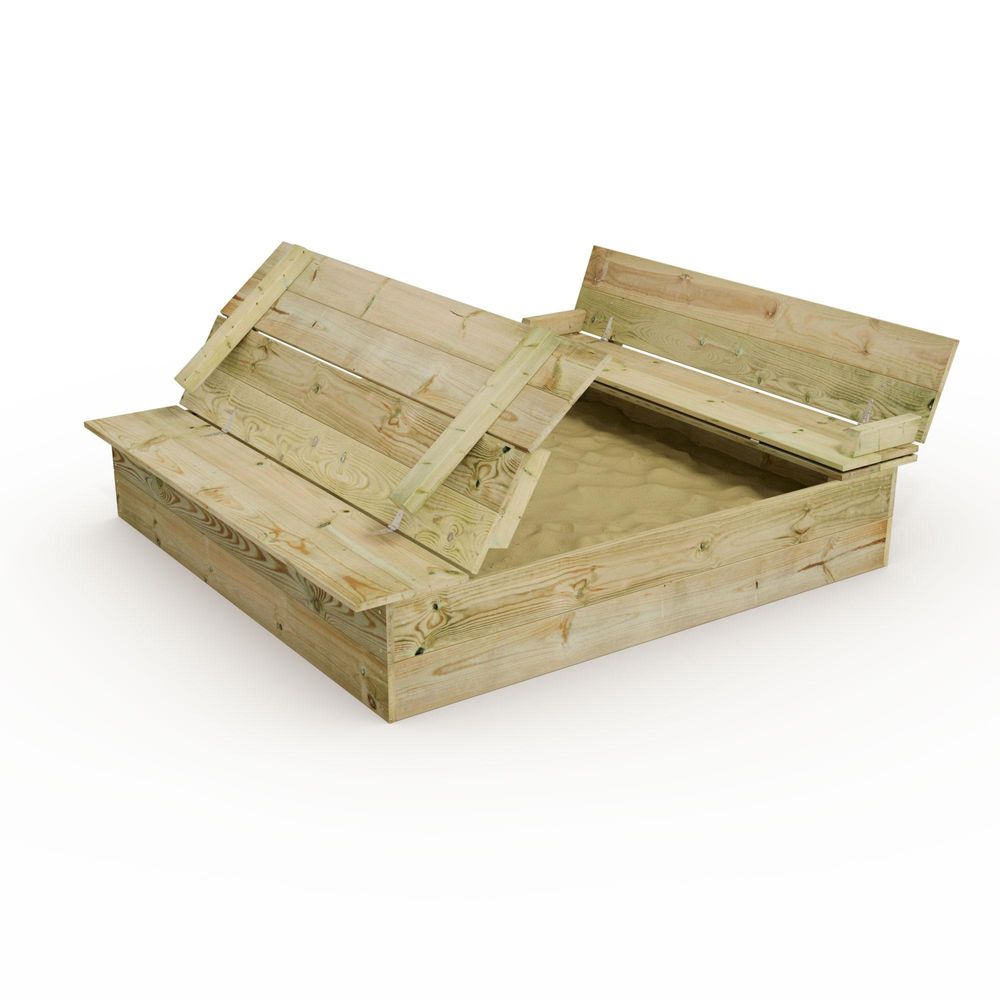 WICKEY Sandkasten Flippey 150x165cm