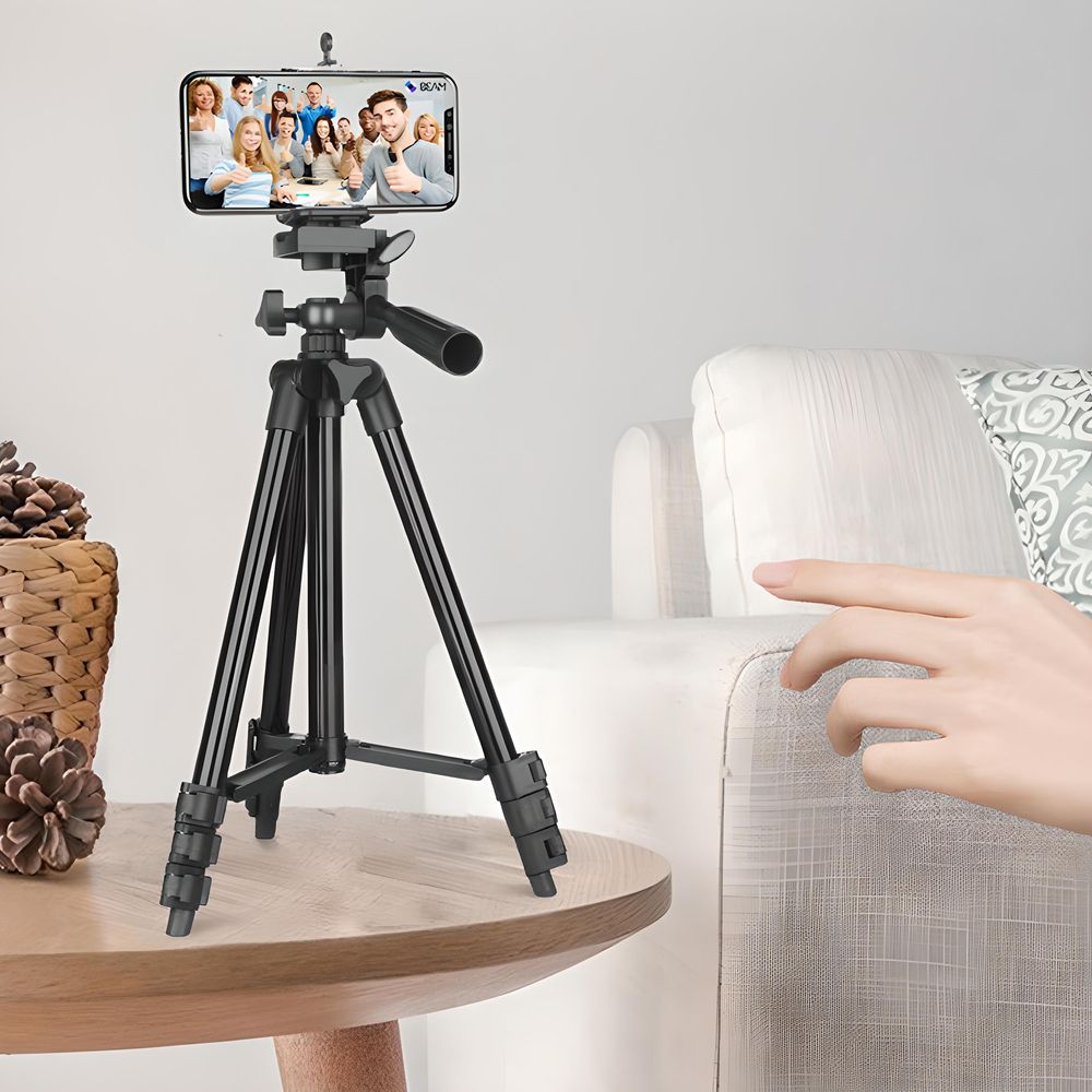Teleskop Smartphone Stativ 100cm Dreibeinstativ Fernbedienung Bluetooth Fernsteuerbar IOS Android Selfies Dreibein Tripod Lightweight Futteral Retoo