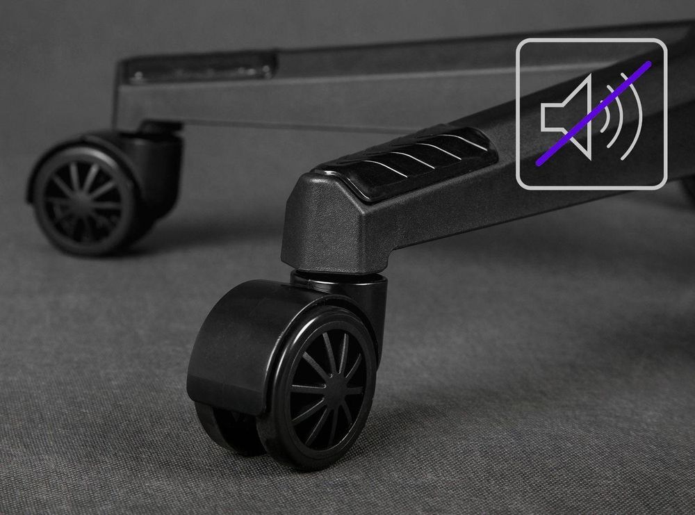 SENSE7 Spellcaster SENSHI Krzesło gamingowe z tapicerką materiałową, czarne – ergonomiczne krzesło biurowe, krzesło do biurka, krzesło dla graczy, nośność 150 kg, podłokietniki 2D, fotel kierowniczy