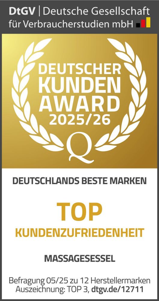 Massagesessel Kundenzufriedenheit