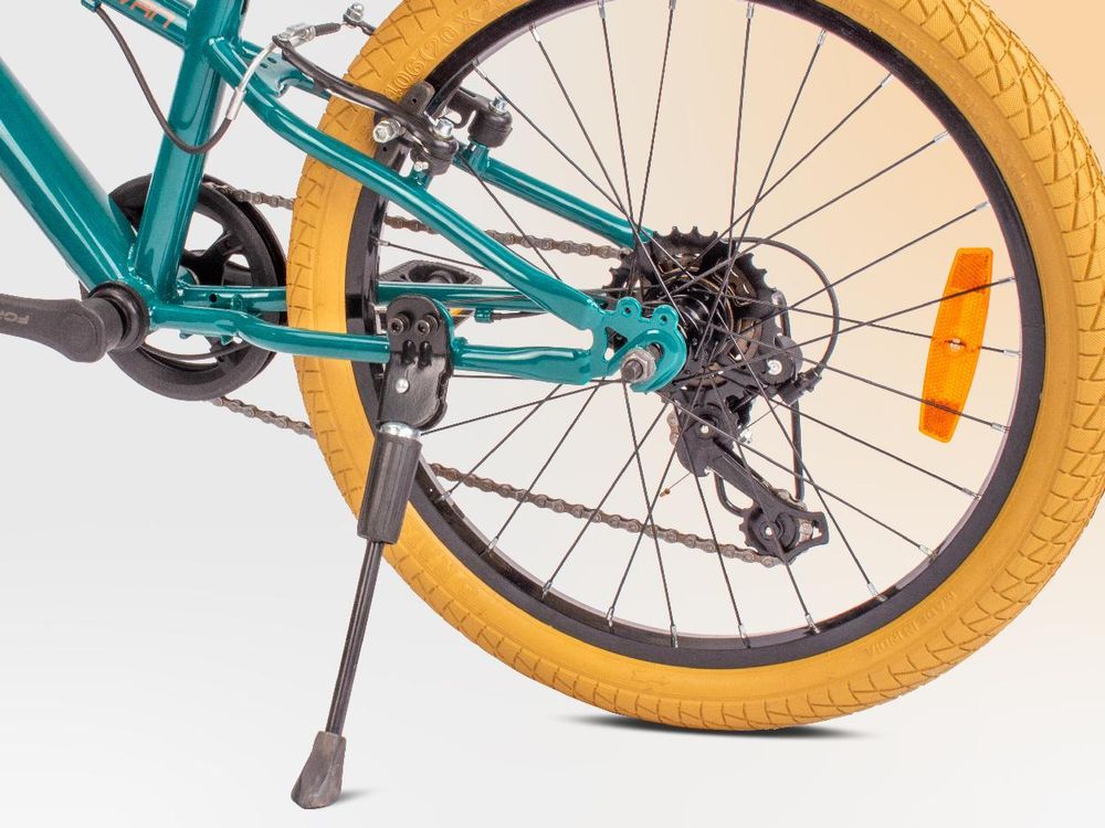 Bicicletta per bambini da 20 pollici con cambio a 6 velocità Shimano RevoShift Verdant Rowan Cappuccino