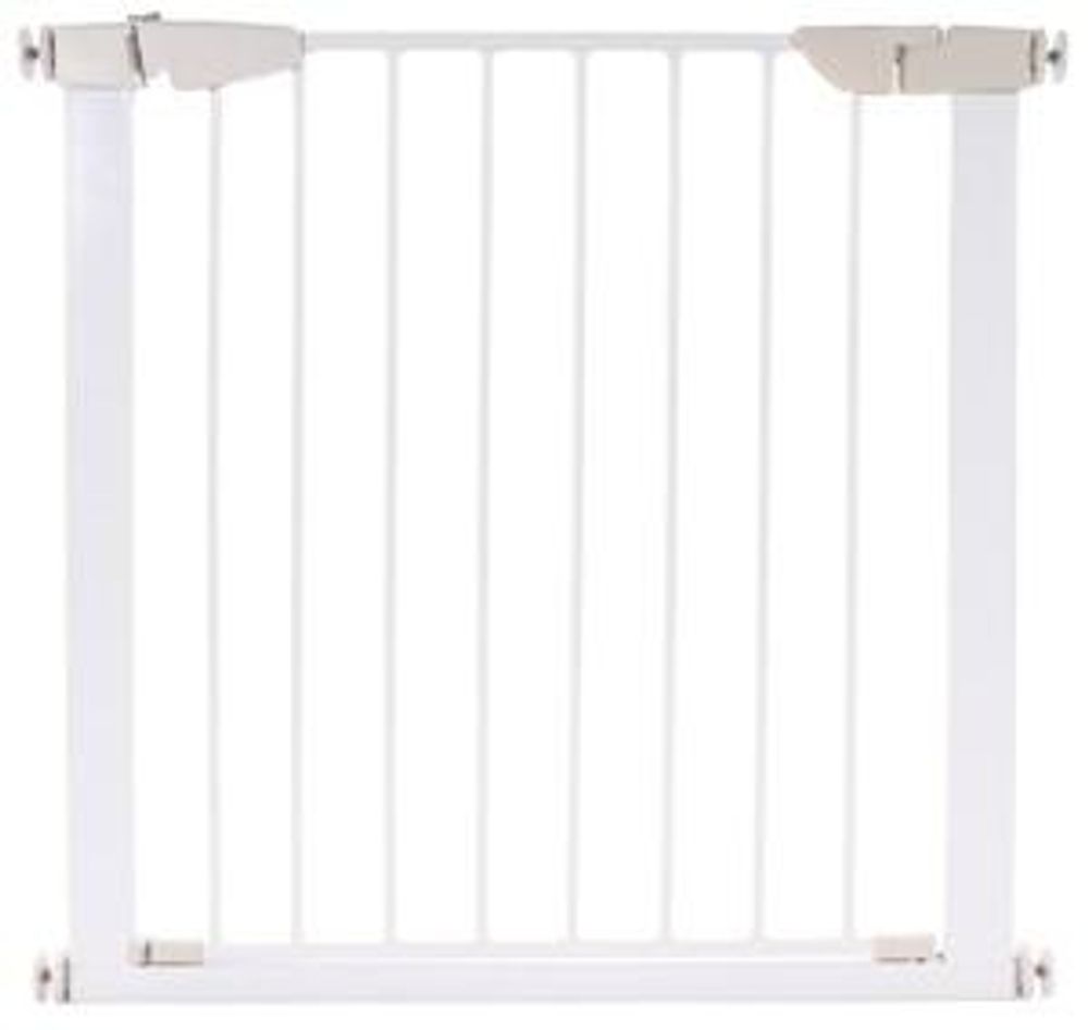 Kidimax® Treppenschutzgitter Erweiterung (Verlängerung) 12 cm, steckbarer Gitter Aufsatz für Treppenschutz, weiß