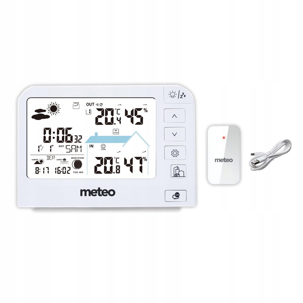Kabelloser Außensensor der METEO SP204 Wetterstation.