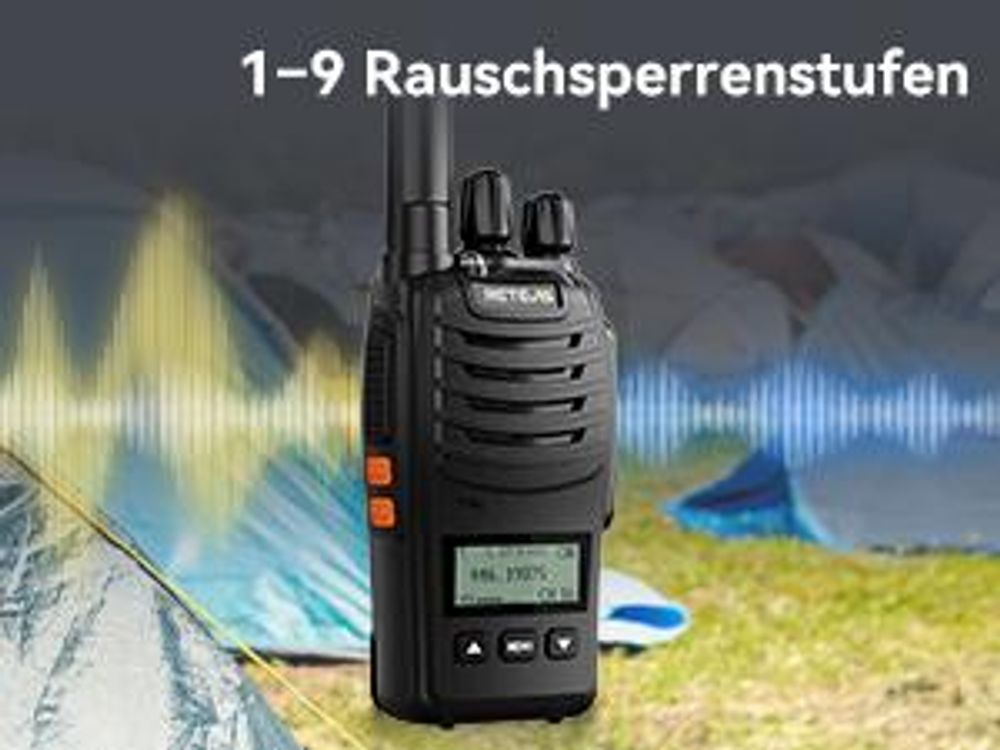 Retevis H777D Walkie-Talkie, LCD-Bildschirm, PMR446, Typ-C-Aufladung, 1200 mAh, Einfaches Pairing, VOX, Notfallalarm, Funkgeräte für Familie, Camping