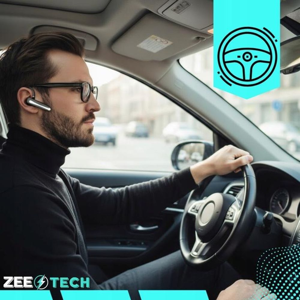 Kabelloser Bluetooth-Kopfhörer für Gespräche – Headset-Set für Fahrer