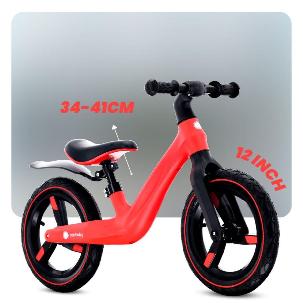 Detail sedla s vyznačeným rozsahom nastavenia výšky 34-41 cm.
