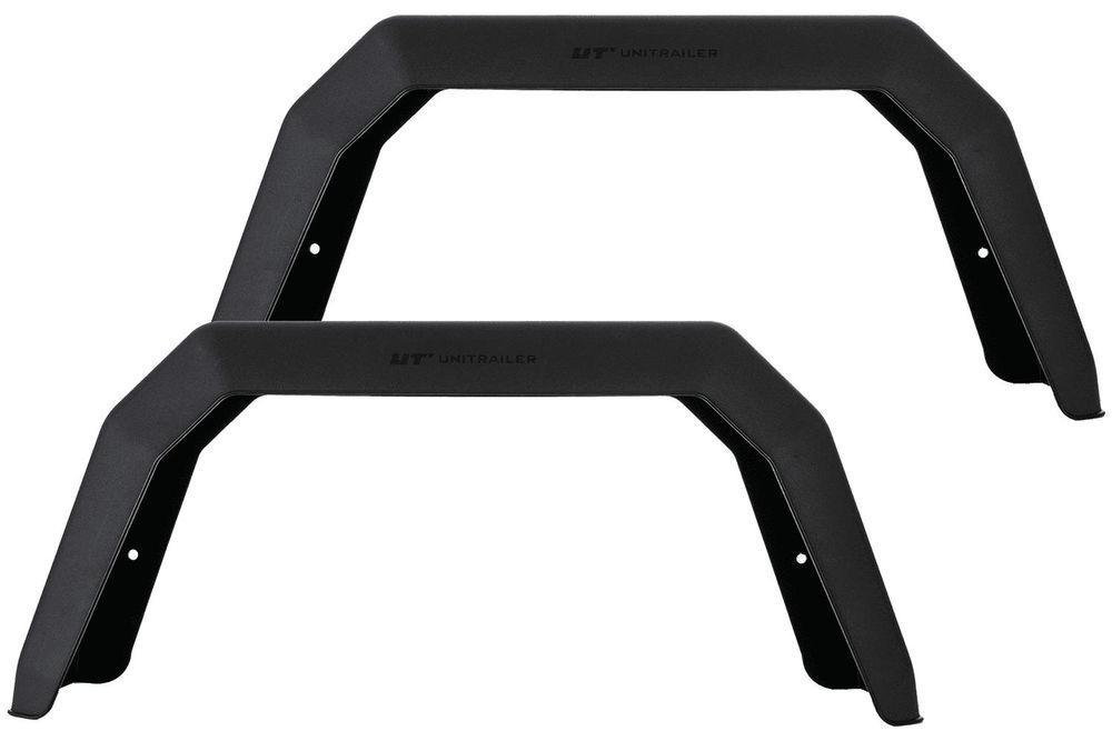 UNITRAILER Kotflügel-Set 13-14 Zoll aus Kunststoff 2 Stück für Böckmann Pkw-Anhänger 676x190 mm als stabiler Radkasten