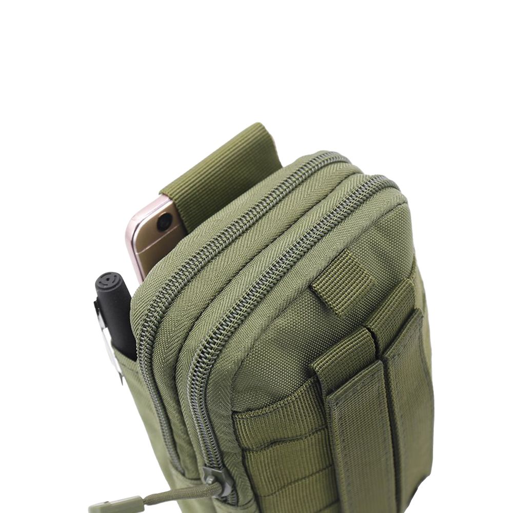 Bauchtasche, Gürteltasche, Hüfttasche | Damen Tasche | Herren Waistpack | Wasserabweisend | Taktisch, Sport, Outdoor, Reise | 2 Fächer, Grün | Retoo