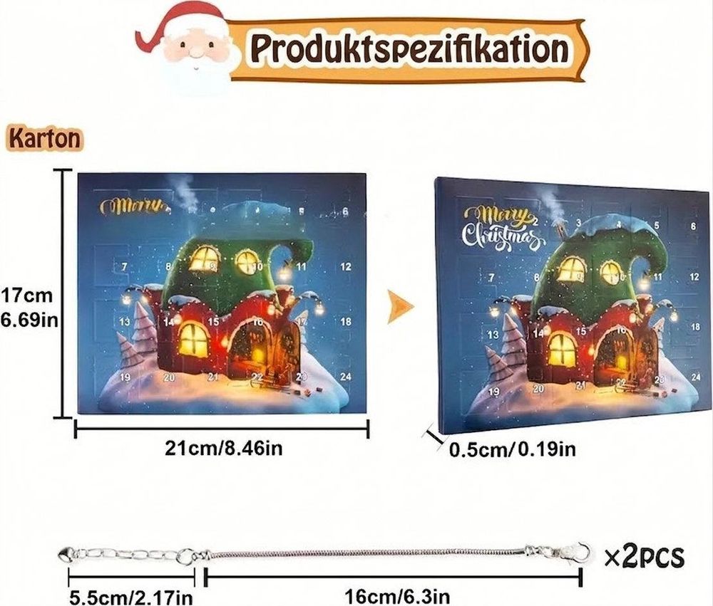 Festliche Vorfreude mit dem Schmuck-Adventskalender 2025