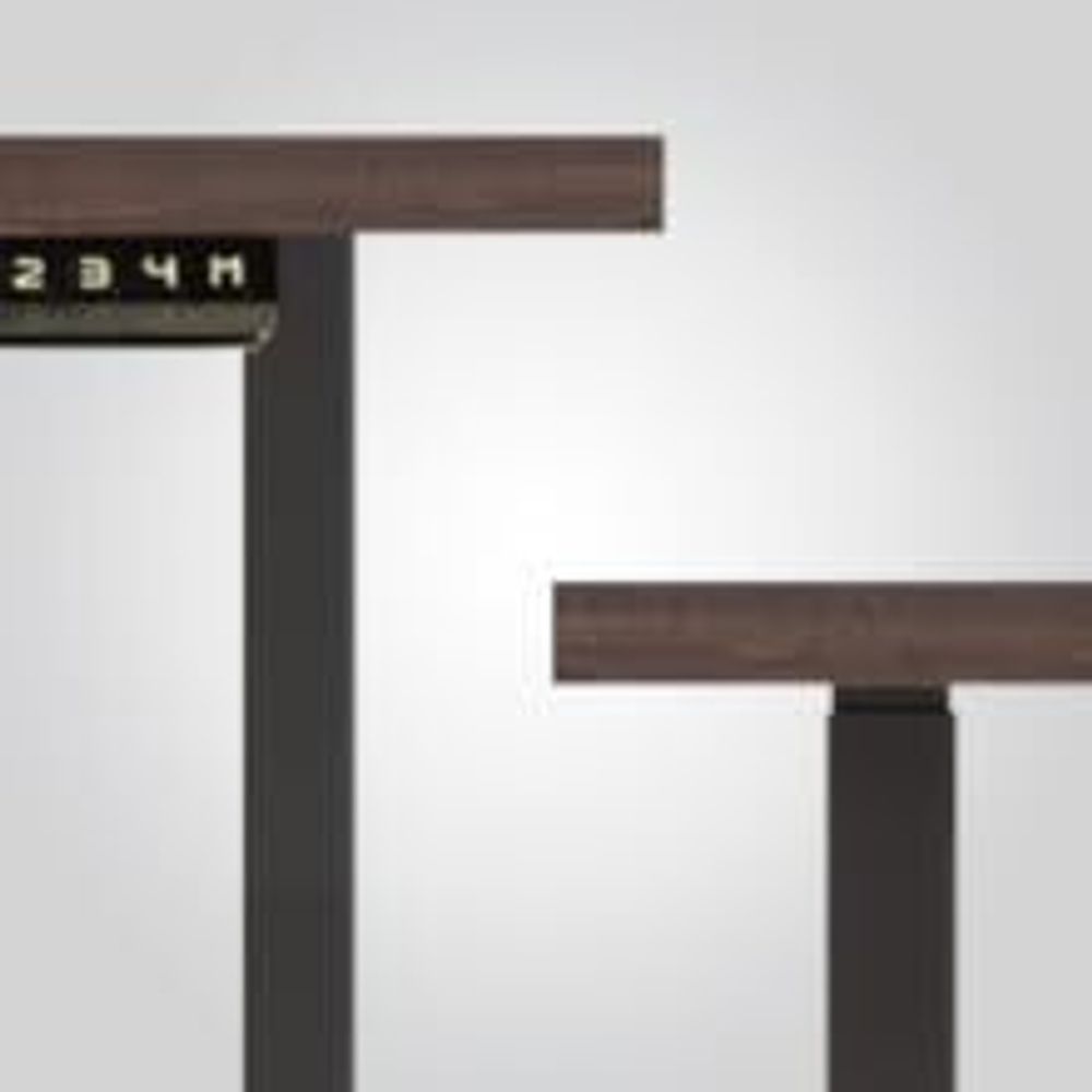 FANZTOOL Schreibtisch-Gestell elektrisch, 2x Bosch Motoren, Höhenverstellbar, Memory, USB,Kabelwanne,Schwarz