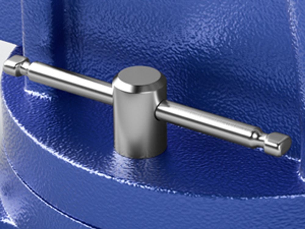 Wiltec Schraubstock Light Duty 100 mm Klemmbacke, Spannwerkzeug mit Amboss für leichte Beanspruchung für Werkbank