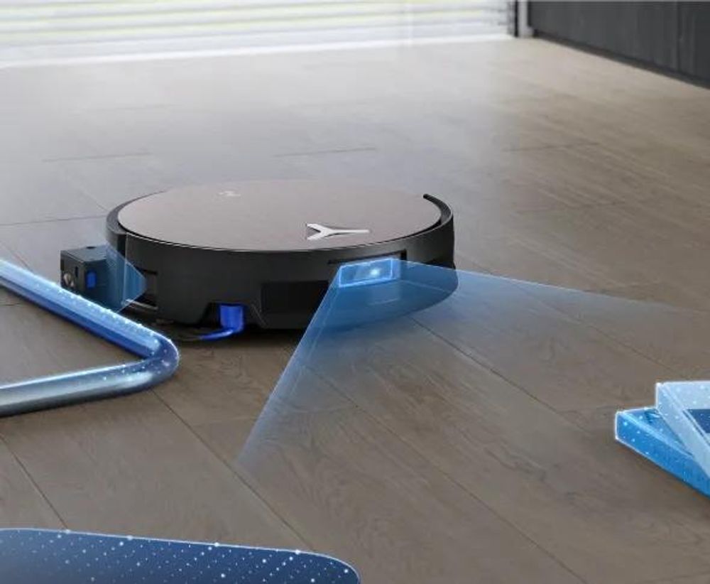 ECOVACS DEEBOT X11 PRO OMNI Saugroboter mit 2pcs Originale Reinigungslösung, 19.500 Pa Staubsauger Roboter, PowerBoost Technologie, Silber