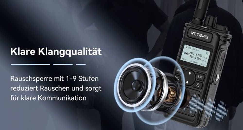 Retevis RT86S Walkie Talkies, großer Reichweite, RT86 Profi Funkgeräte Upgrade Version, Typ C, LCD, Gruppenanruf, 2600 mAh, Handfunkgeräte, Sicherheit