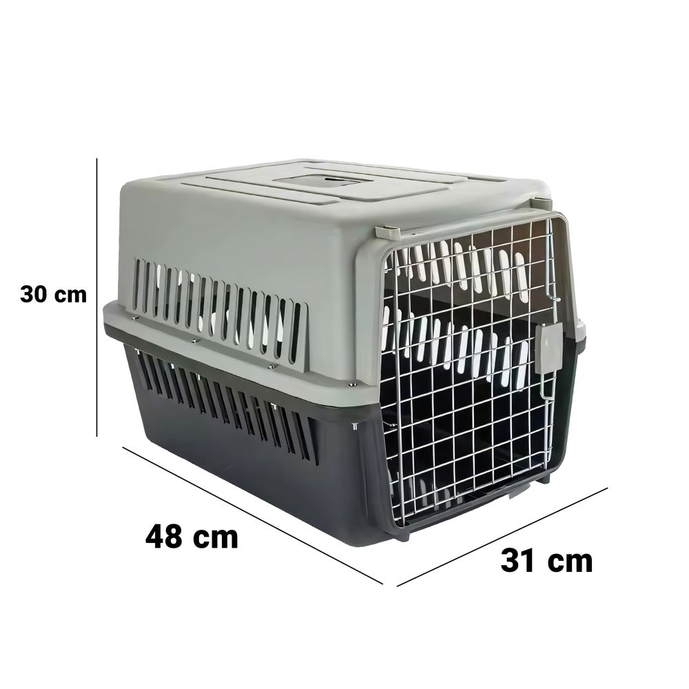 Hundebox Auto Rückbank Transportbox Katze Katzentransportbox Transportbox Kaninchen Katzenkorb Transport Hundetransportbox Reisebox Grau Retoo