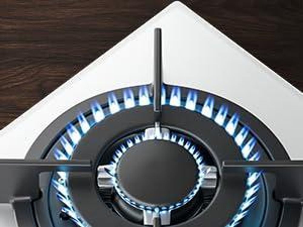 Klarstein Velaire Gaskochfeld, 4-Brenner Glas Gasherd, 8000W, 60cm, Flüssiggas & Erdgas, Elektrische Zündung, Flammenausfallschutz, inkl. Umrüstsatz & Schlauchset, Schwarz