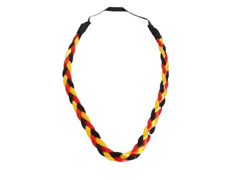 Haarband Fan, Deutschland, WM, EM, geflochtener Haarschmuck