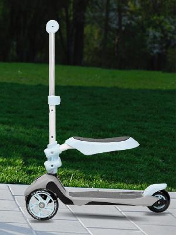 Kinderroller Dreirad Scooter - Tretroller Cityroller 3 in1 für Mädchen und Jungen in Blau
