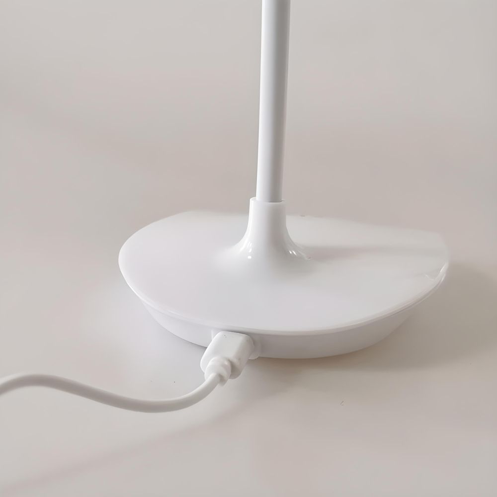 Schreibtischlampe LED Tischlampe mit Touch Dimmbare 3 Helligkeits Schreibtischleuchte Leuchte Büro Helligkeitsstufen Nachttischlampe Lesen Weiß Retoo