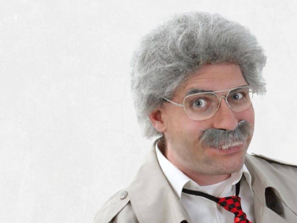 Set Perücke "Horst" mit Schnauzer und Brille - Comedystar