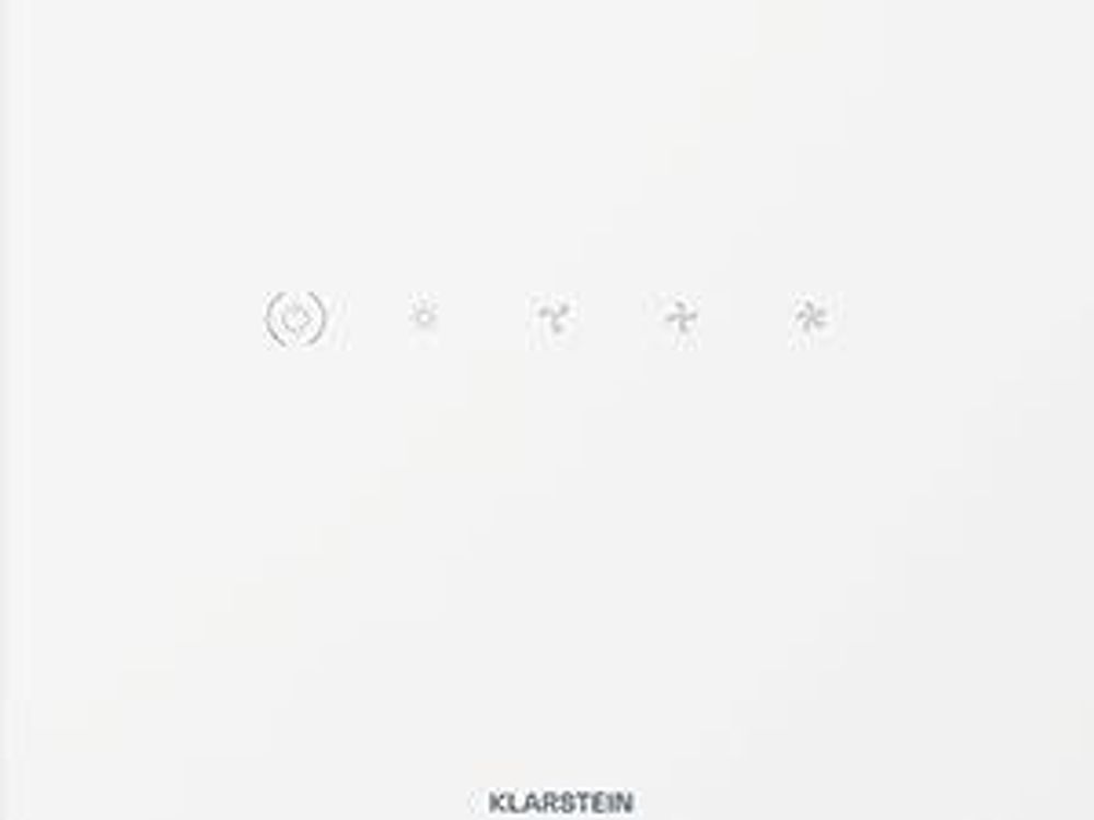 Klarstein Velaire Dunstabzugshaube Deckenhaube 40 cm - , 601 m³/h Luftstrom, Touch-Bedienung, LED, Liftfunktion, Leise, Abzugshaube, Weiß